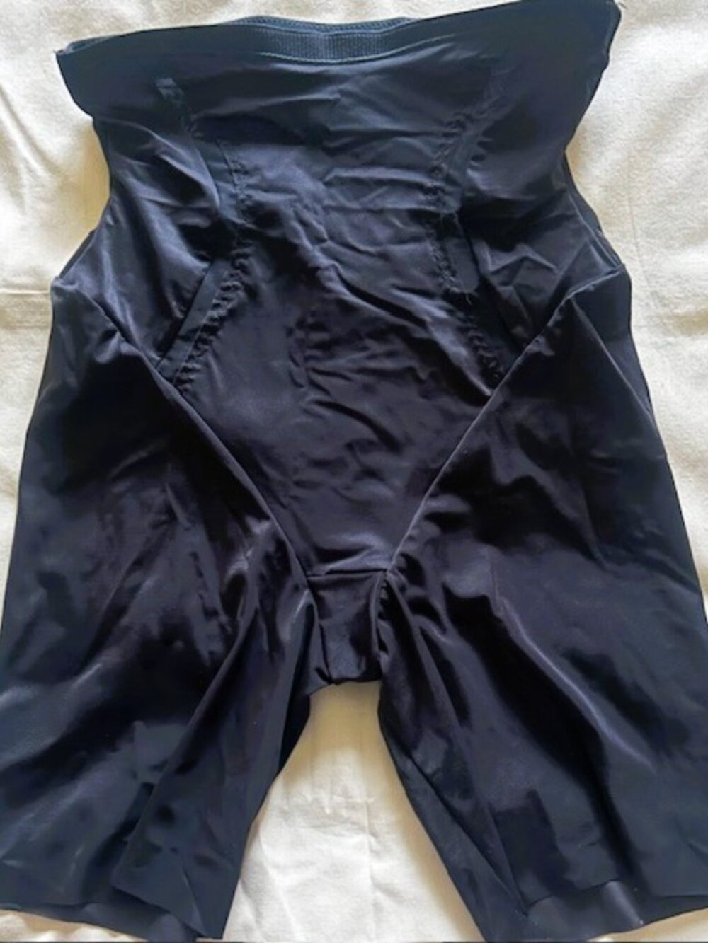 Maidenform Ladies Large Black Highwaisted Shapewear Thigh Slimming NWOT Read